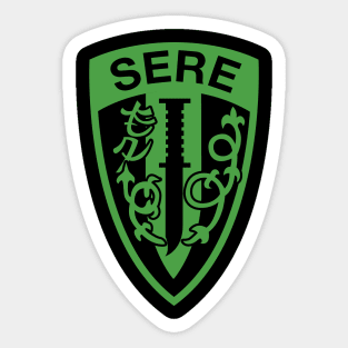 Survival Evasion Resistance Escape SERE Trained Sticker